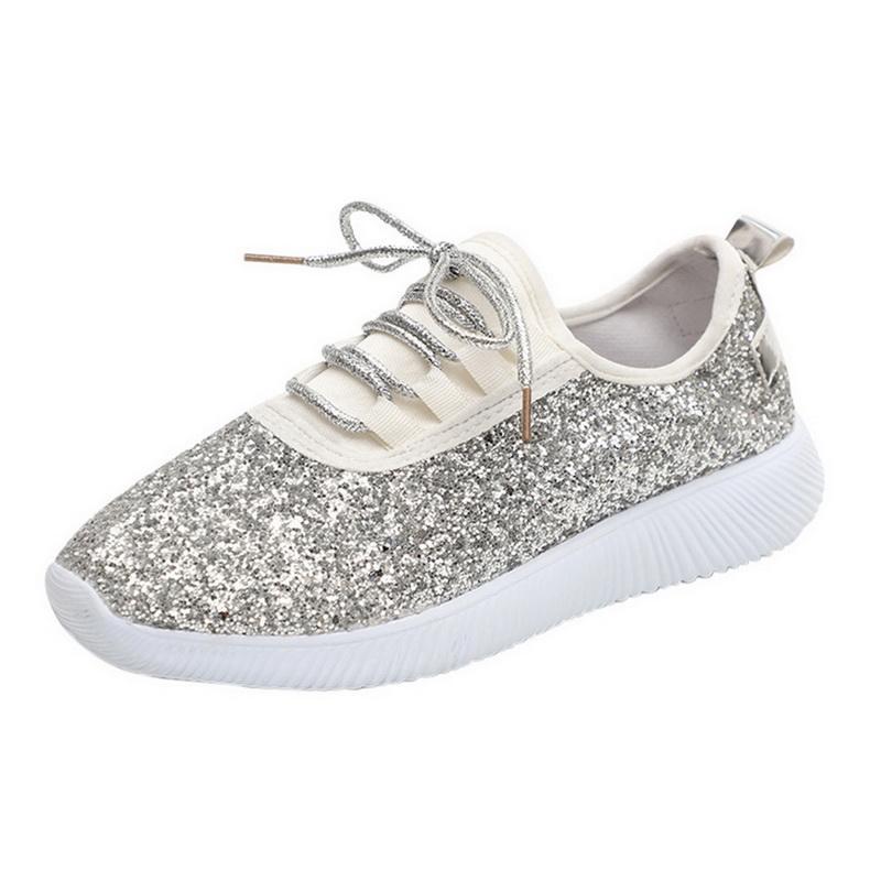 sparkle white sneakers