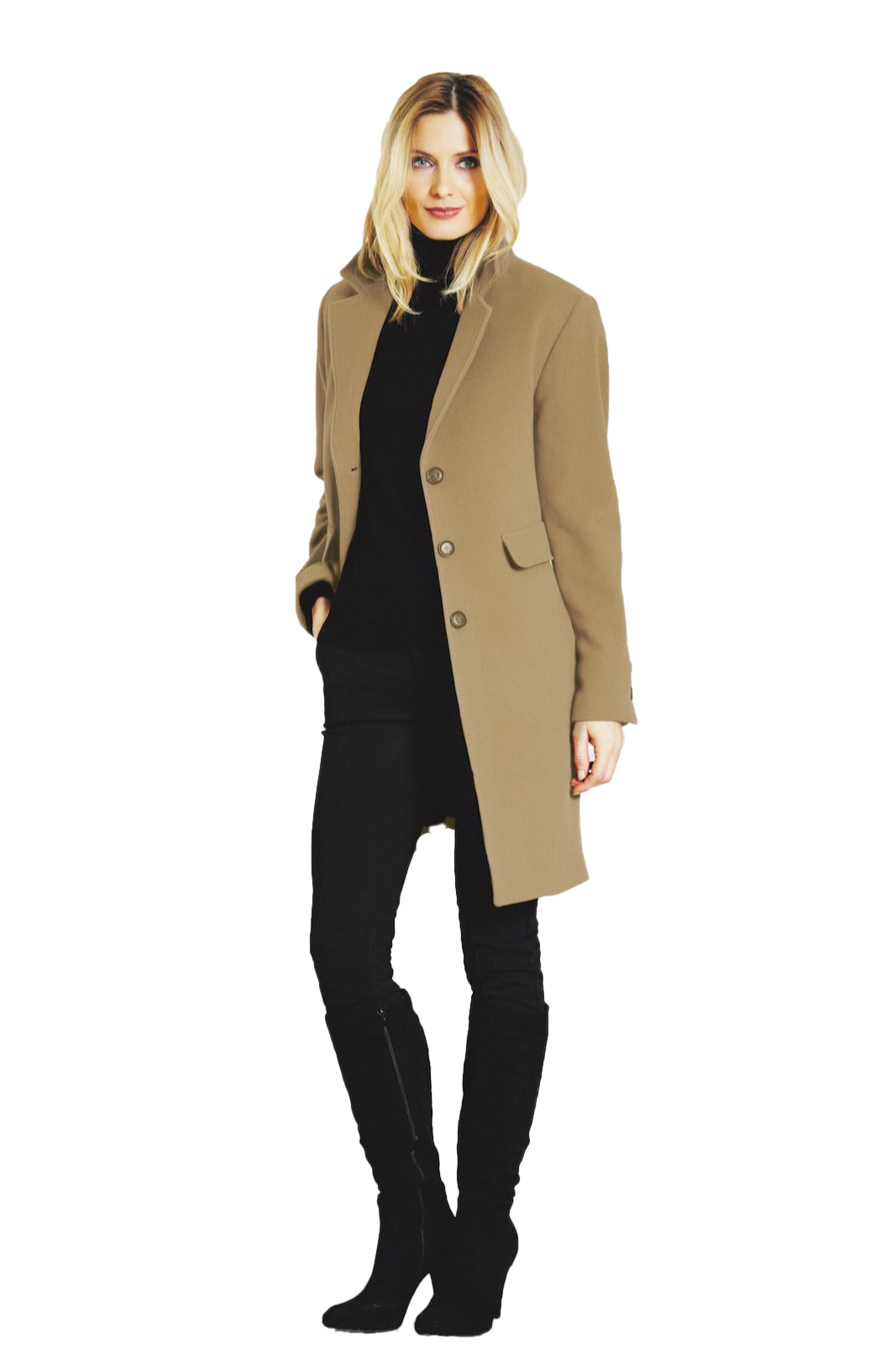 HEATHER Wool & Cashmere 3/4 Coat 3140 – LORNE'S COATS