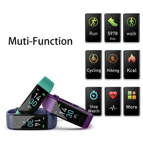 Measure HEART RATE, BLOOD PRESSURE, Step Counter (PEDOMETER), CALORIES, SLEEP, Sedentary time, and more