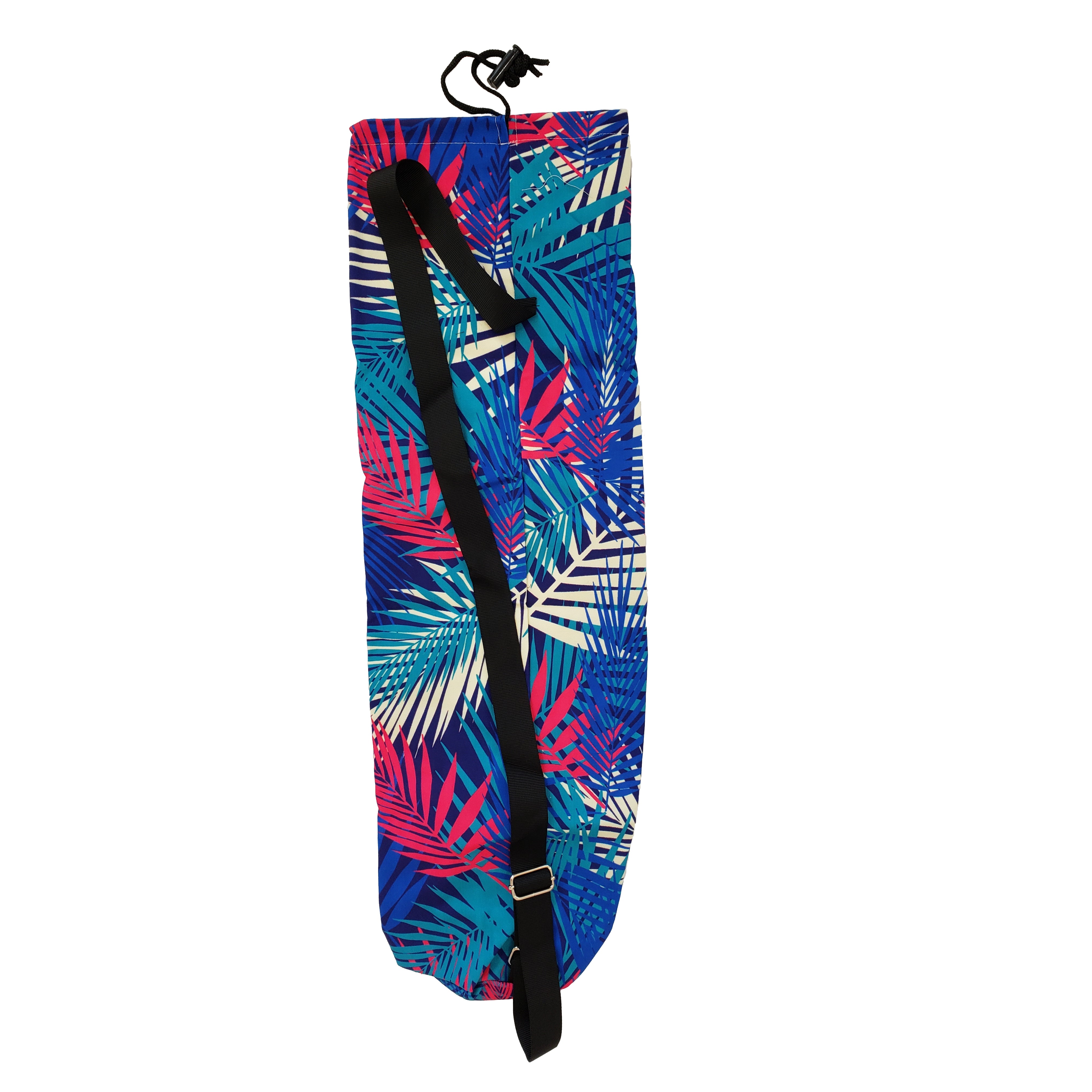Large Yoga Mat Bag with Zippered Pockets | Colorful Leaves | Yogactiw ...