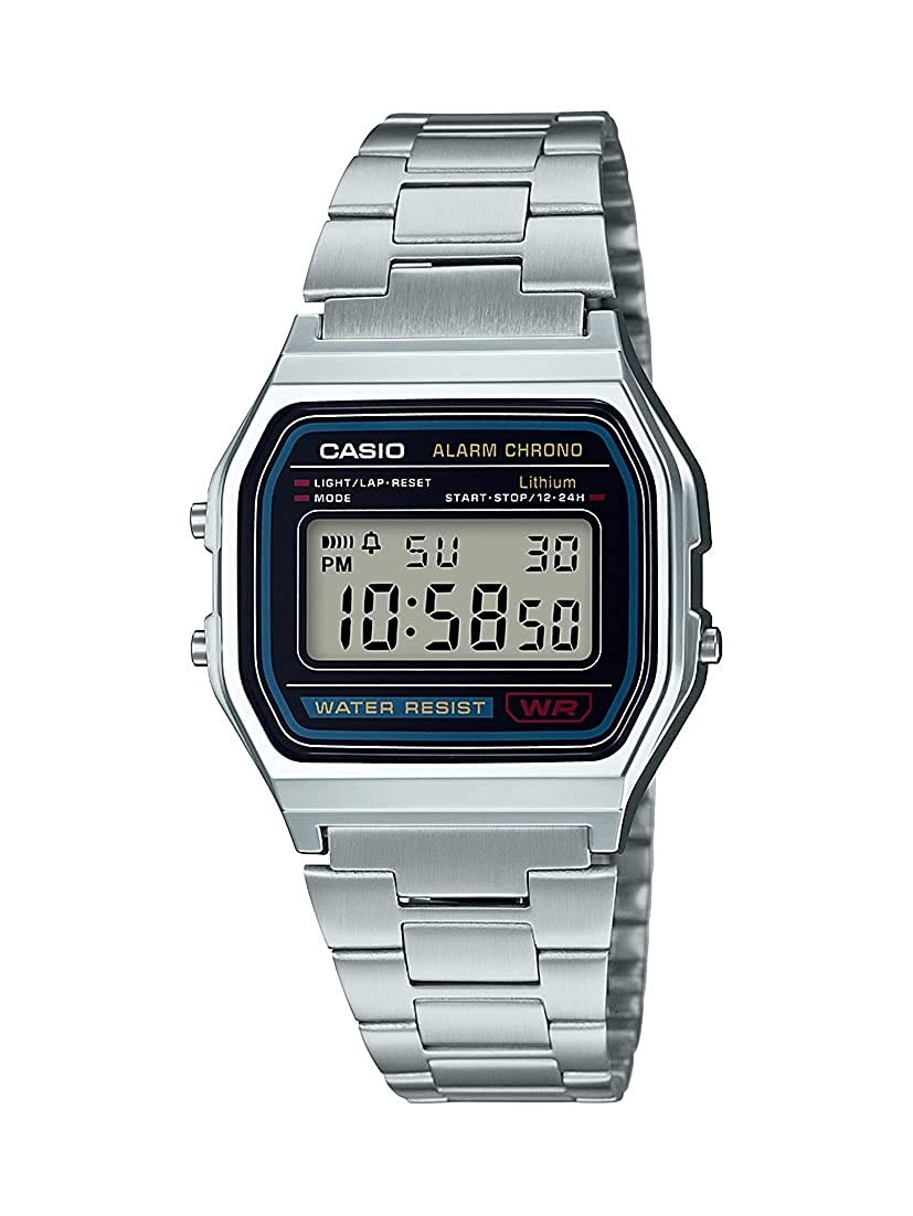 Casio vintage hot sale watch silver