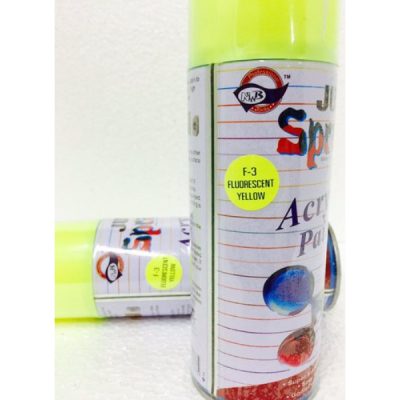 Detec™ Just Spray Acylic Spray Paint- Fluorescent Yellow