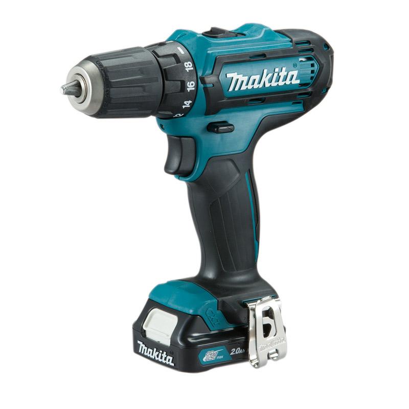 Makita Cordless Driver Drill DF332DWYE Charger DC10WD 2 x