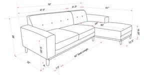 axel 2 seater sofa