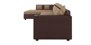 Detec™ Mirco 3 Seater RHS Sectional Sofa - Camel & Brown Color