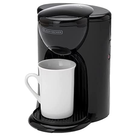 Black + Decker Bxcm0401In 870W 4-Cup Espresso & Cappuccino Coffee Maker  With Frothing Function, Detachable Drip Tray For Easy Cleaning