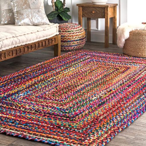 Flora Cotton Braided Rug, 21x13inch at Rs 55/piece in New Delhi