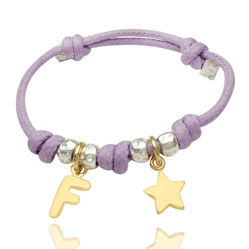 bracciale battesimo bimbo bimba neonato, cordino colorato. – ViMon gioielli