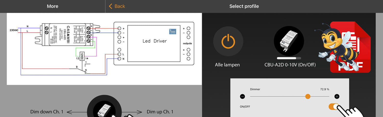 CBU-A2D-PROFILO-0-10V-ON-OFF