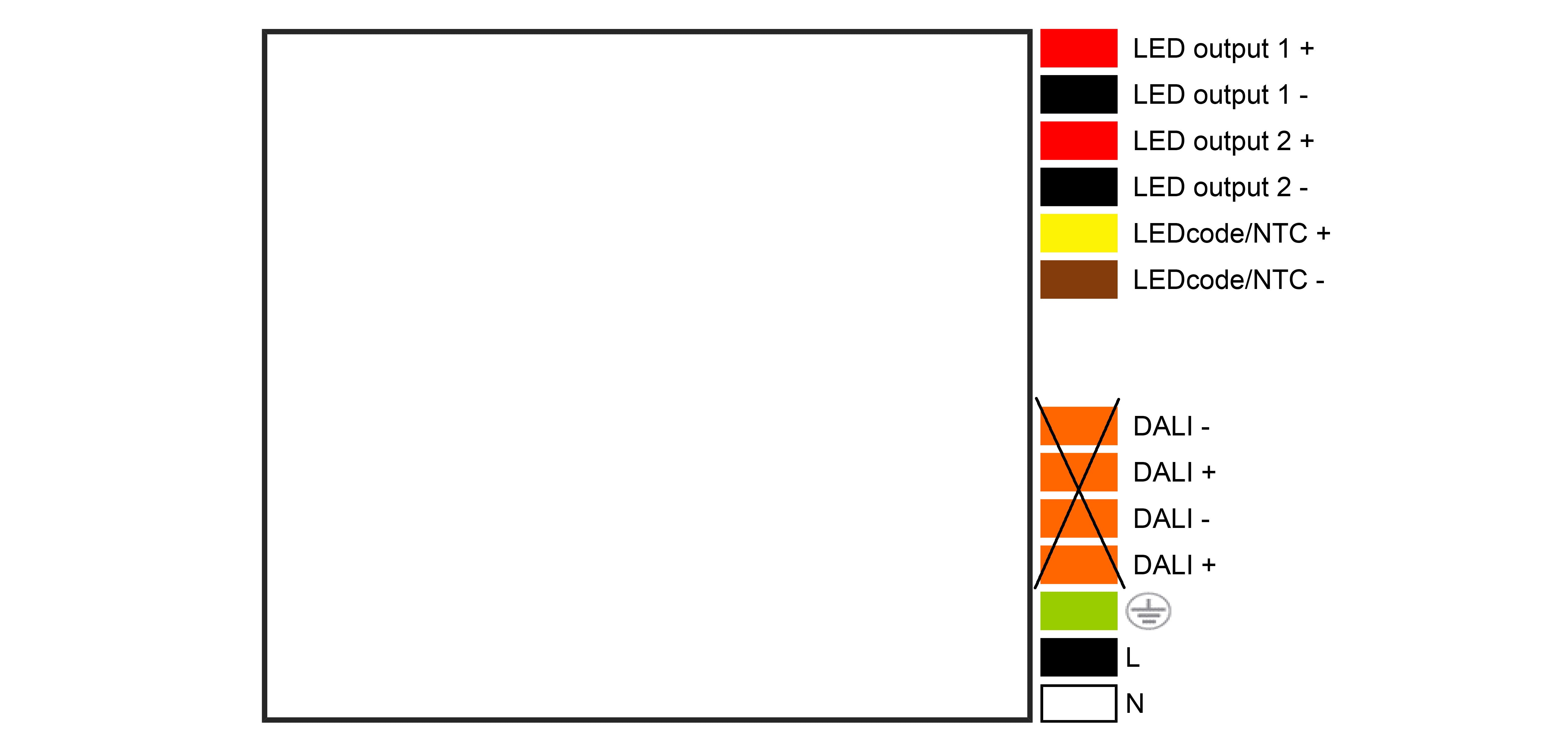 ELDO-led Casambi driver SOLO 50W AANSLUITSCHEMA