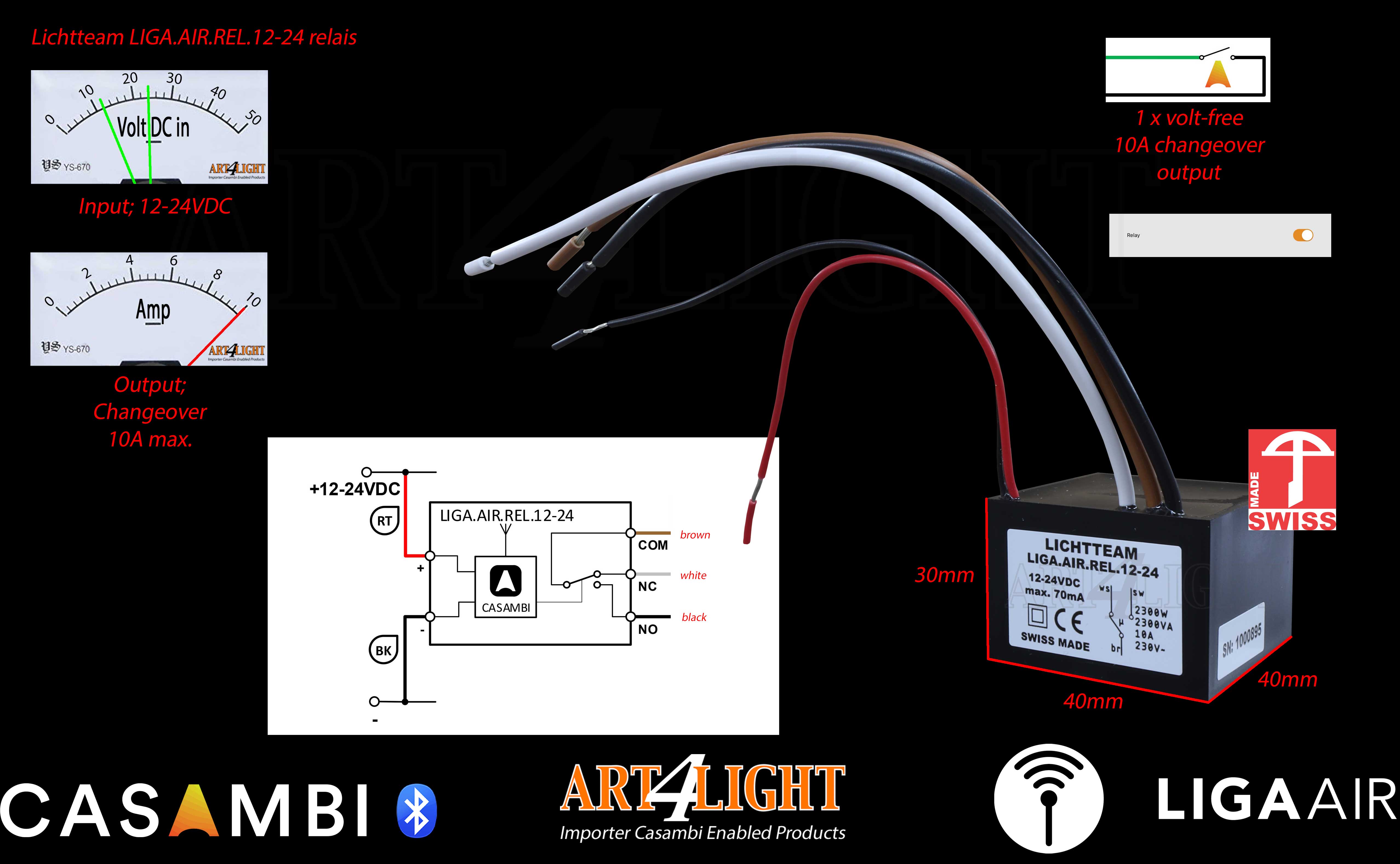 OVERVIEW OF CONFIGURATION  LICHTTEAM LIGA_AIR_REL_12-24_CASAMBI_SWITCH_VOLTFREE