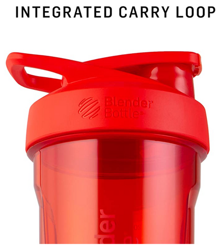 BlenderBottle Pro Series 24 oz Tritan Red Shaker Cup with Wide