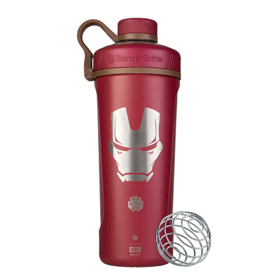 BlenderBottle Marvel Strada Shaker Cup Insulated Stainless Steel Water  Bottle with Wire Whisk, 24-Ounce, Spiderman Web