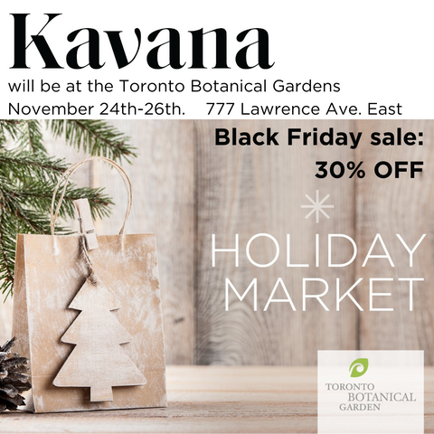 Kavana at the Toronto Botanical Gardens Holiday Christmas Market