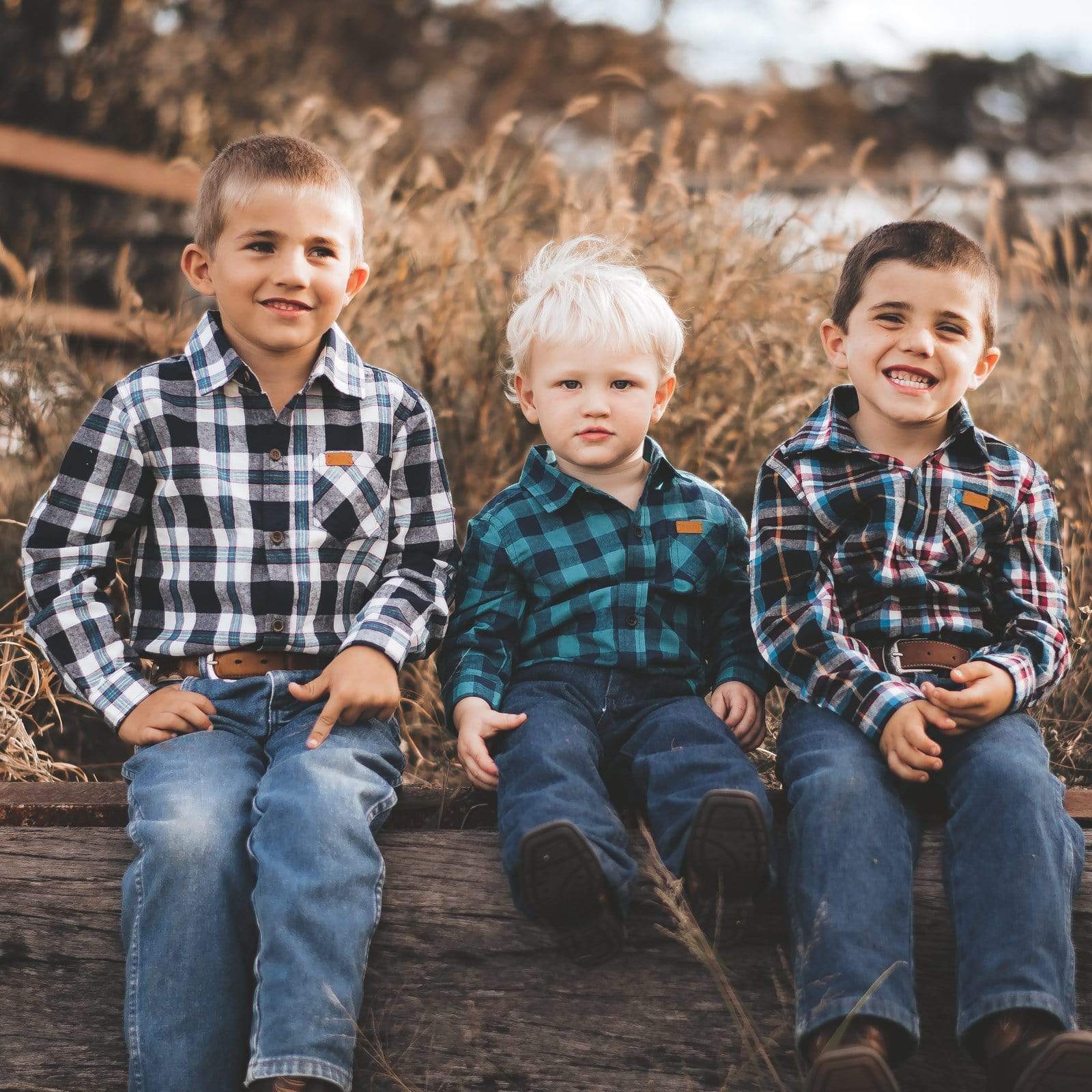 yellow plaid shirt toddler