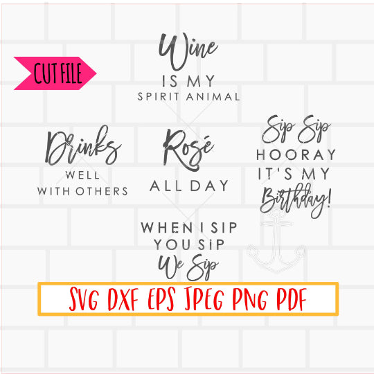 Download Mega Wine Bundle Svg Wine Svg Wine Glass Svg Bachelorette Shirt S Anchormadelife