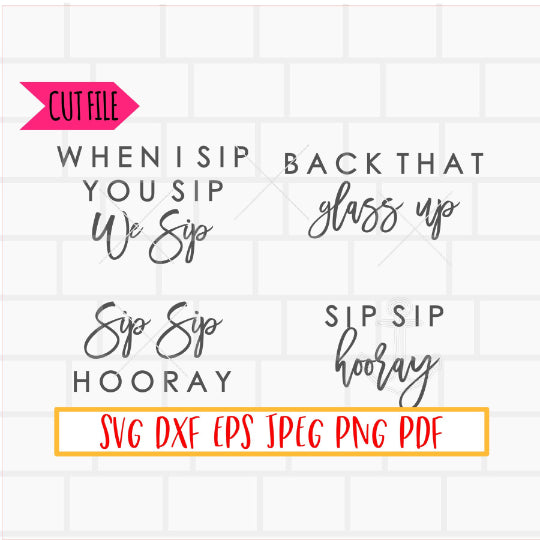 Free Free 334 When I Sip You Sip We Sip Svg Free SVG PNG EPS DXF File