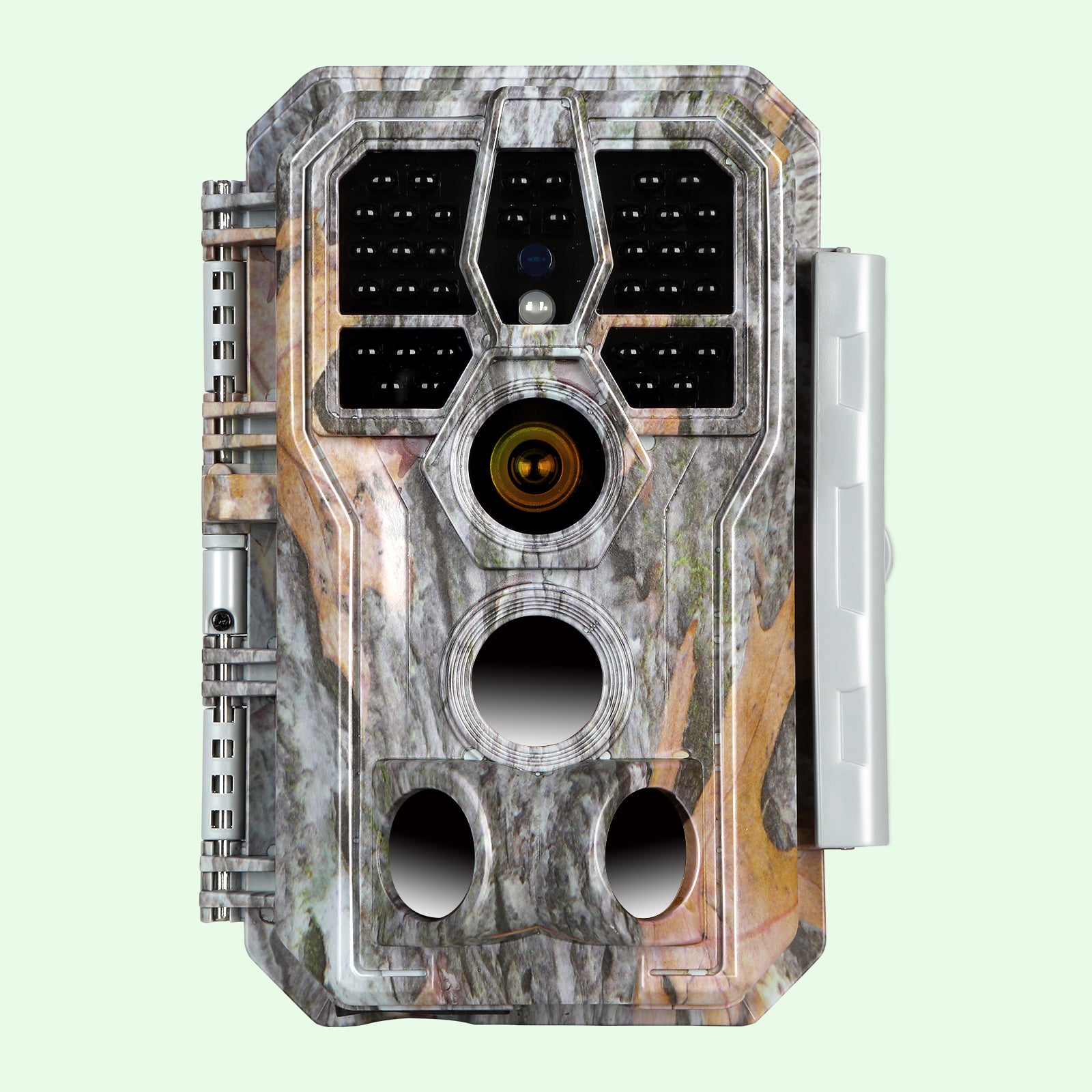 Wildlife Trail Camera with Night Vision Motion Activated 24MP 1296P Waterproof Stealth Camouflage for Hunting, Home Security 