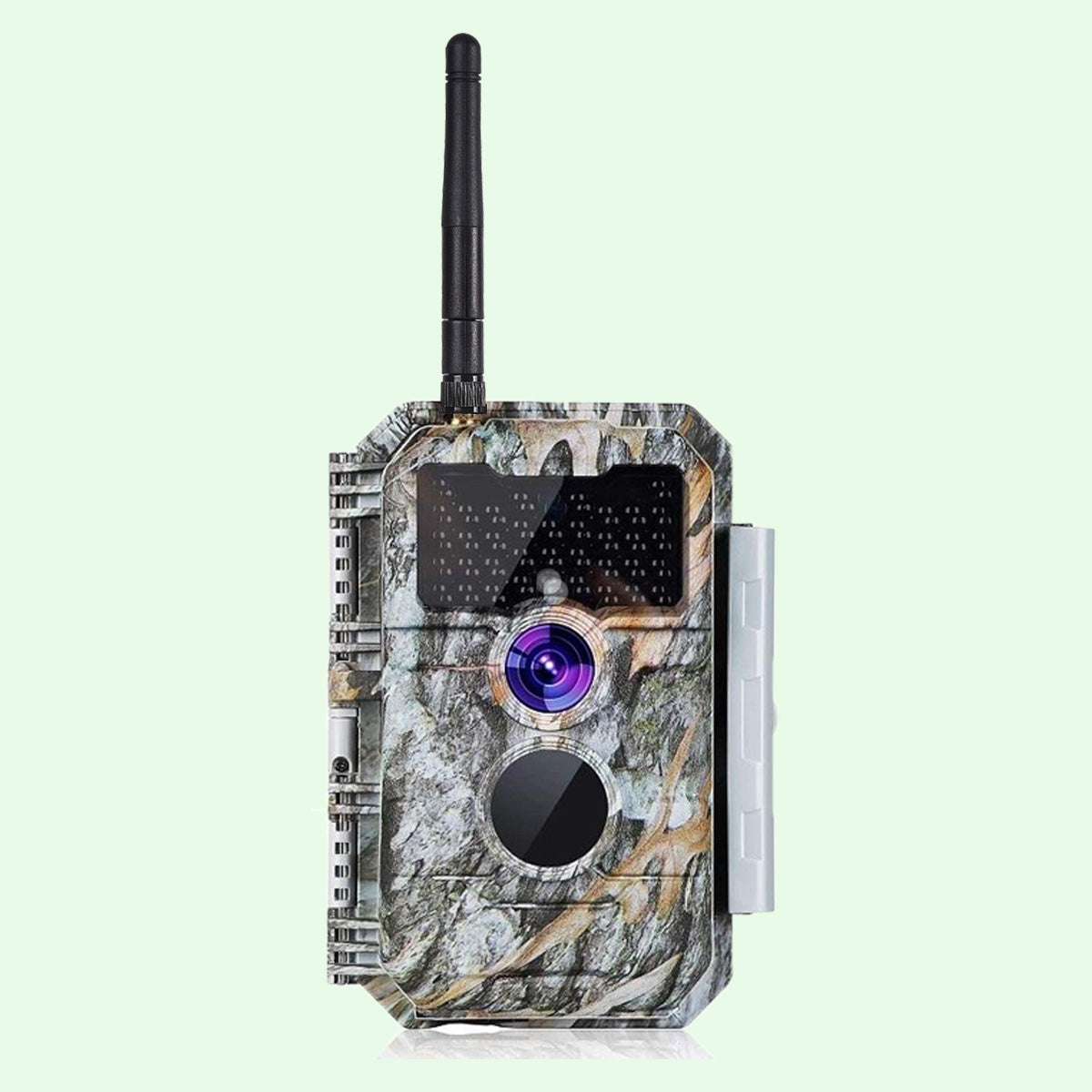 Wireless WiFi Wildlife Trail Camera with Night Vision Motion Activated 32MP 1296P Waterproof Stealth Camouflage for Hunting, Home Security 