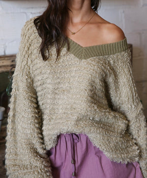 Olive Soft Chunky Sweater