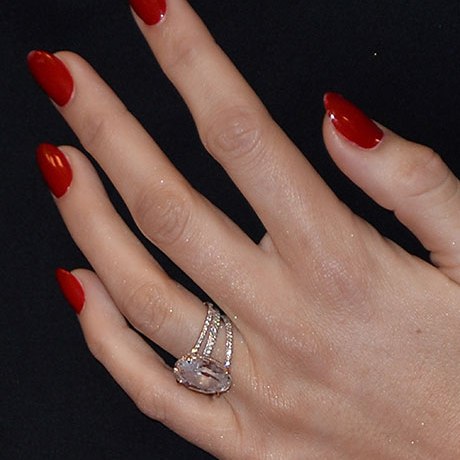 blake lively rose gold engagement ring