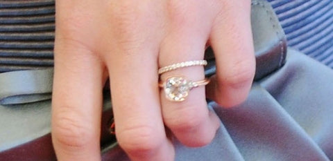 leighton meester rose gold engagement ring