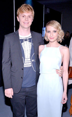 Emma Roberts and Peter Evans 