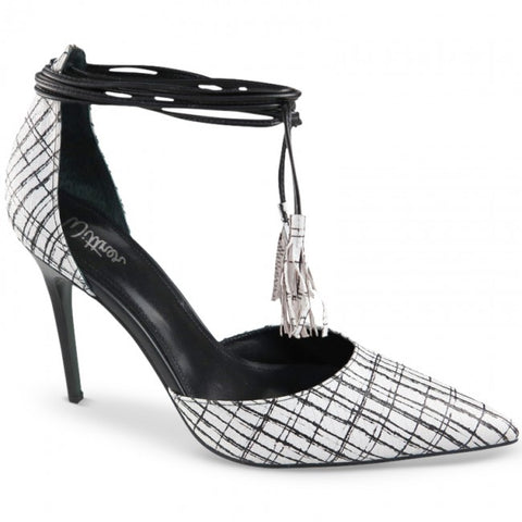 wittner , pointy heels , black and white , fashion 