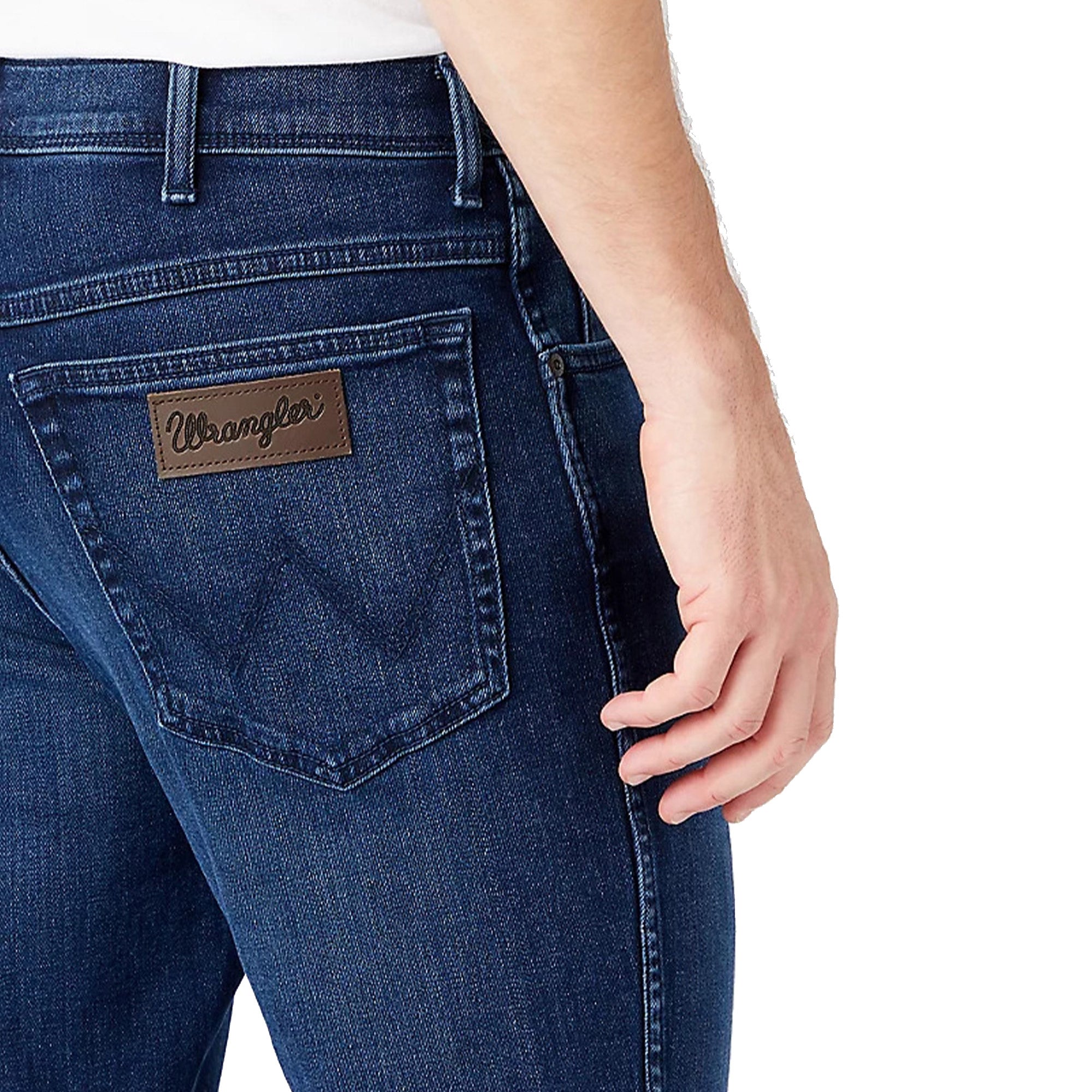 Wrangler Earthwash Jeans - Texas Slim Stretch 'Blue Gambit' – Mark2Menswear