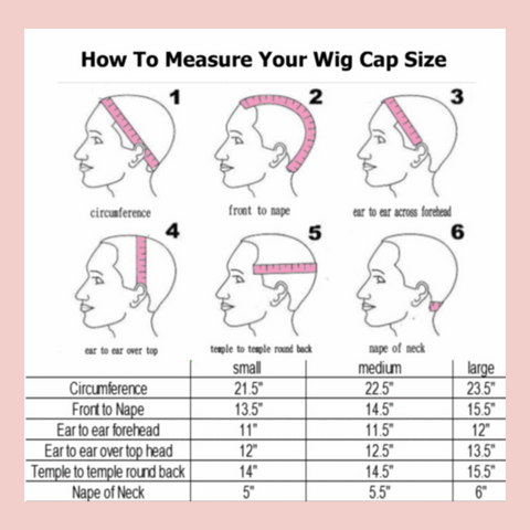 wig cap size guide