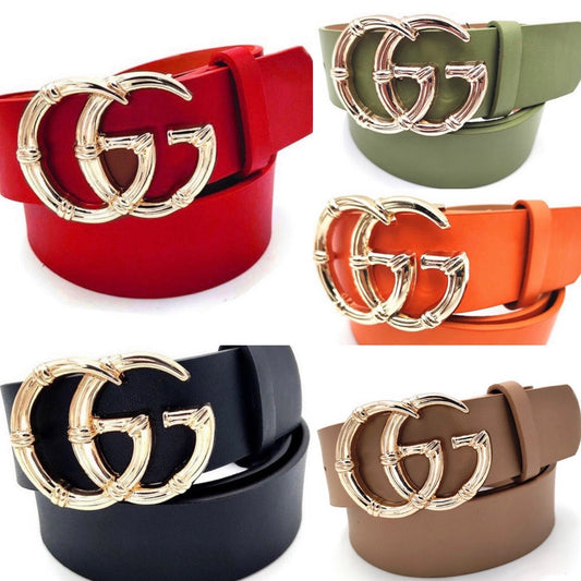 Double “G” Multi Stone Elastic Belt – Sha'Chic Fashion