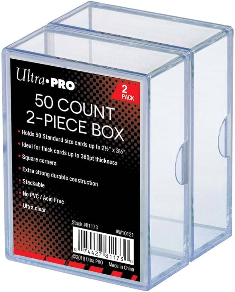 Ultra Pro Storage Series 50 Count 2-piece Box (2pk.)