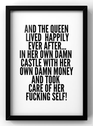 Queen Song Lyric Album Print – Blim & Blum