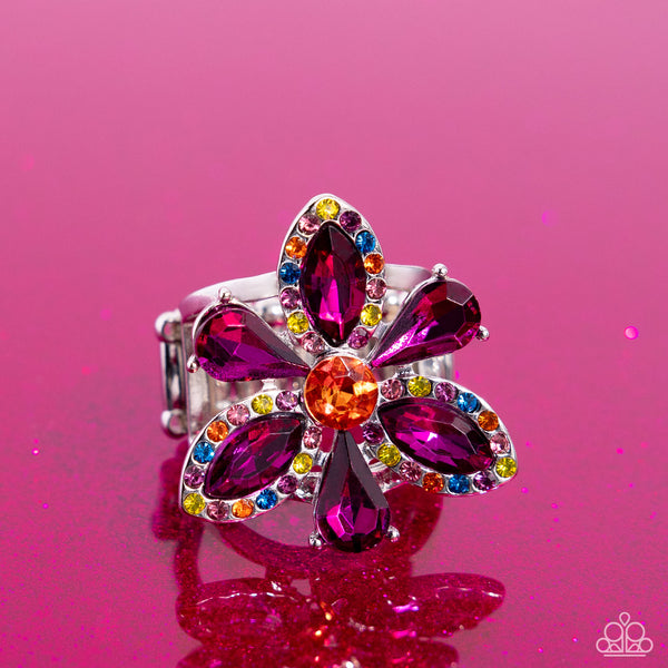 Blazing Blooms Floral Ring