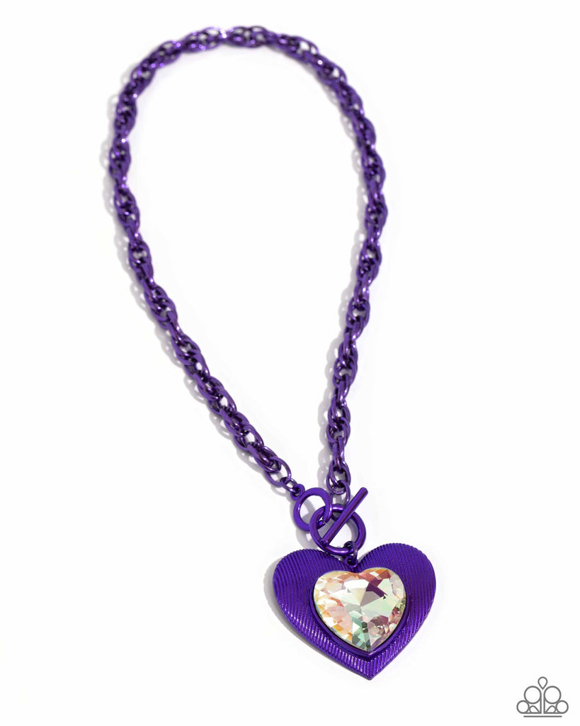 Buy Modern Matchup Purple Necklace at AainaasTreasureBox