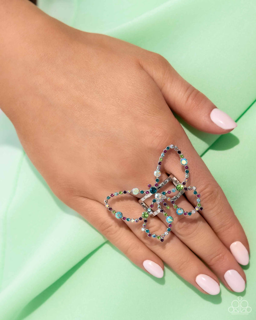 Buy Soaring Sprinkles Multi Butterfly Ring at AainaasTreasureBox