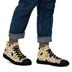 smile-high-top-canvas-shoes-bonotee