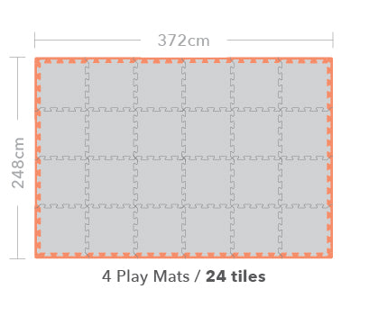 play mat for baby that covers a large floor area 4 mats 24 tiles