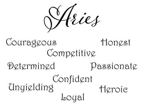 Aries character traits