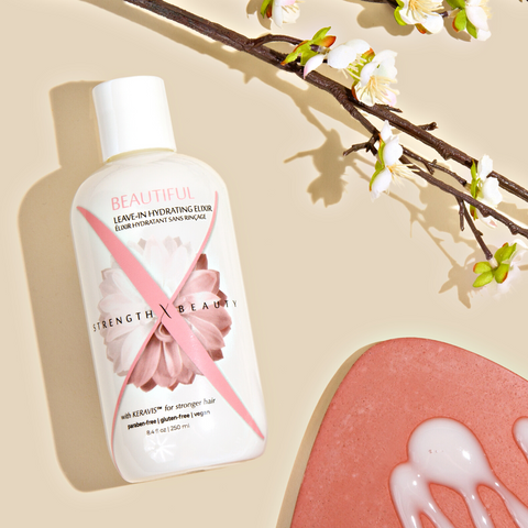 Strengthxbeauty lifestyle photo of natural shampoo