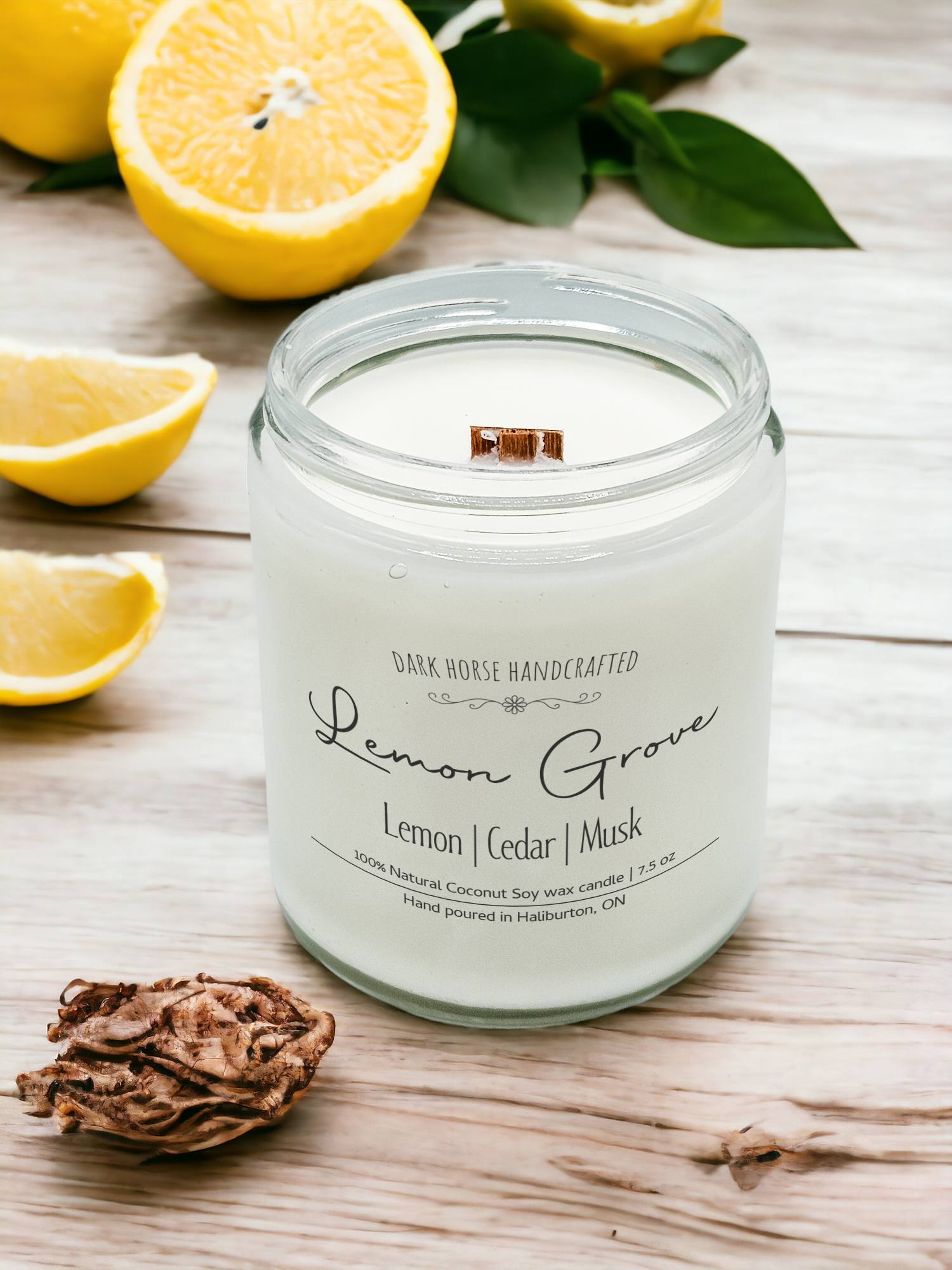 image for Lemon Grove - Scented Coconut Soy Candle