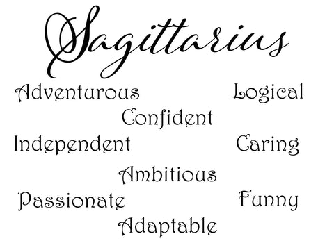 Sagittarius character traits