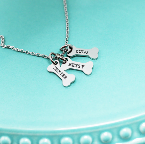 personalized dog necklace for dog lovers