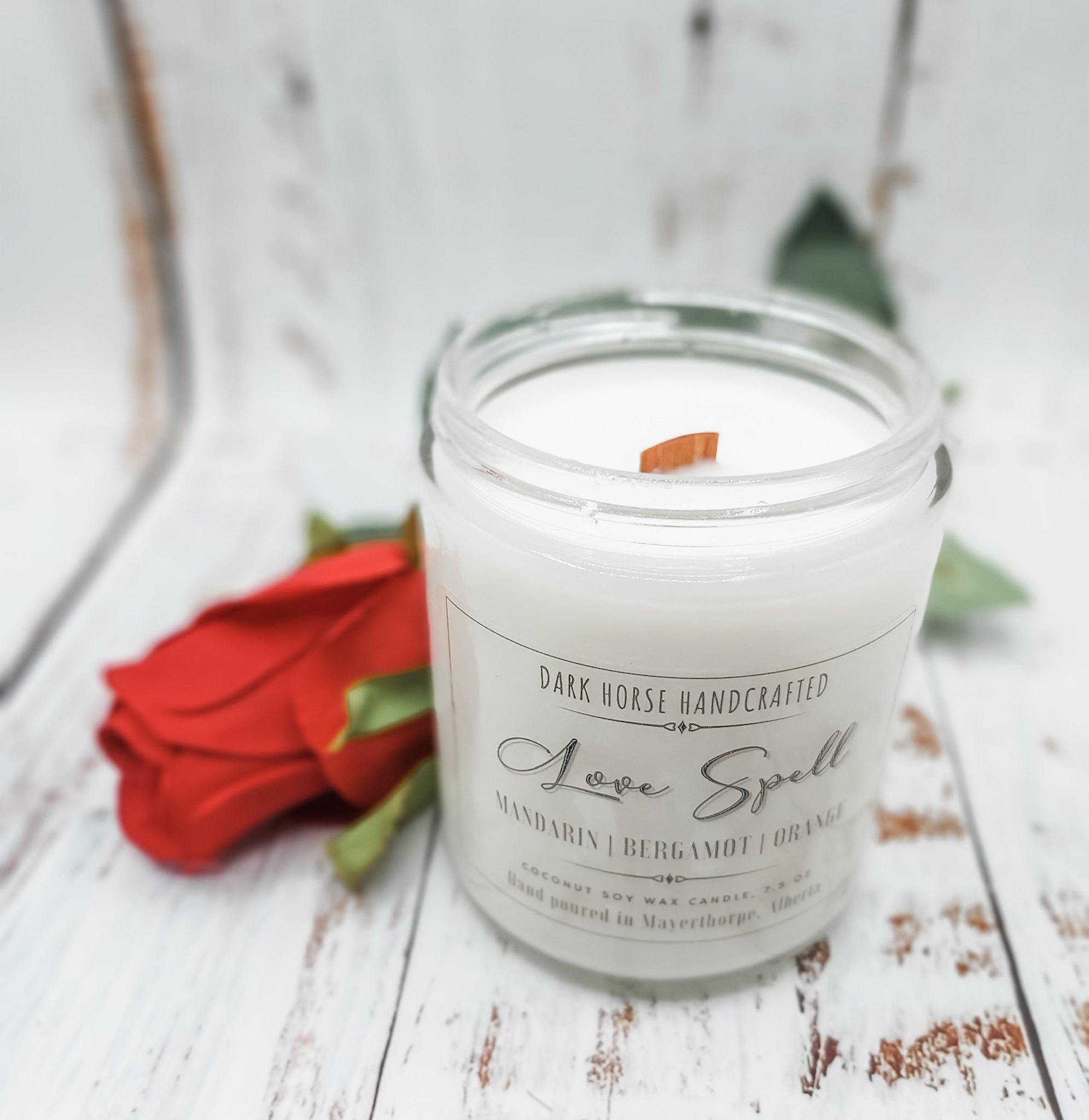 heart candle (mahogany shea & cashmere) – do good adventures