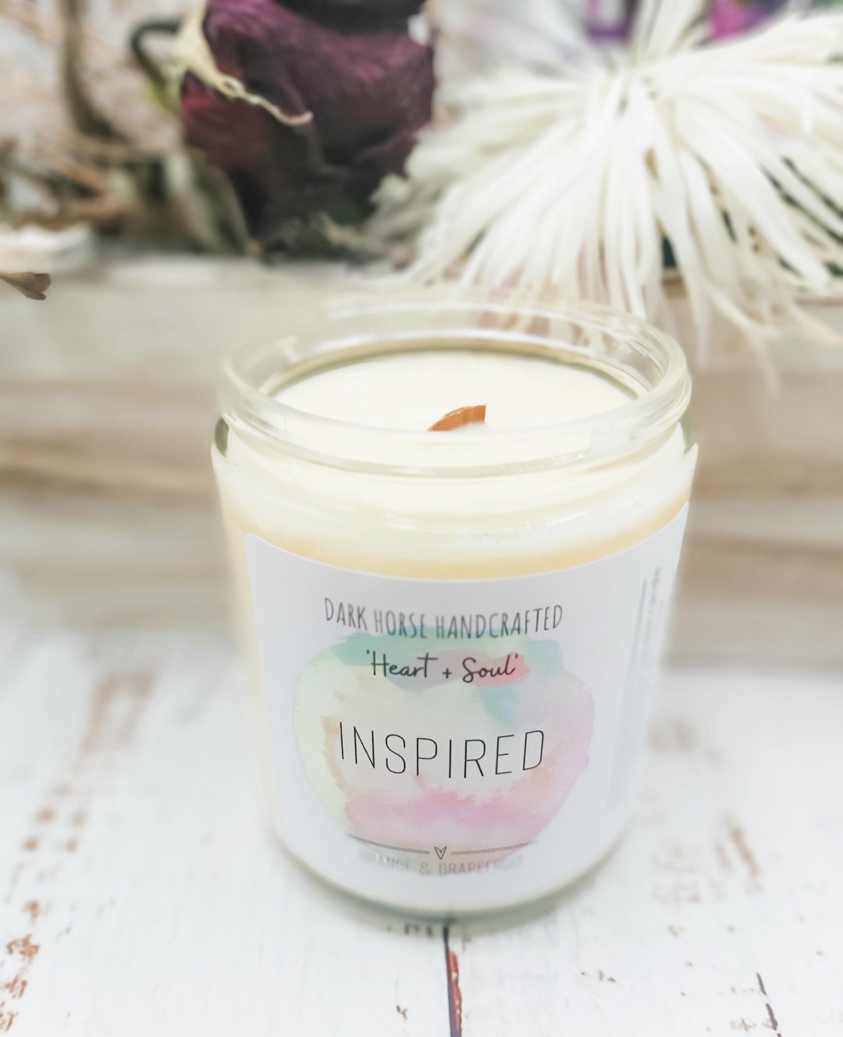 image for INSPIRED - Orange & Grapefruit Scented Soy Candle