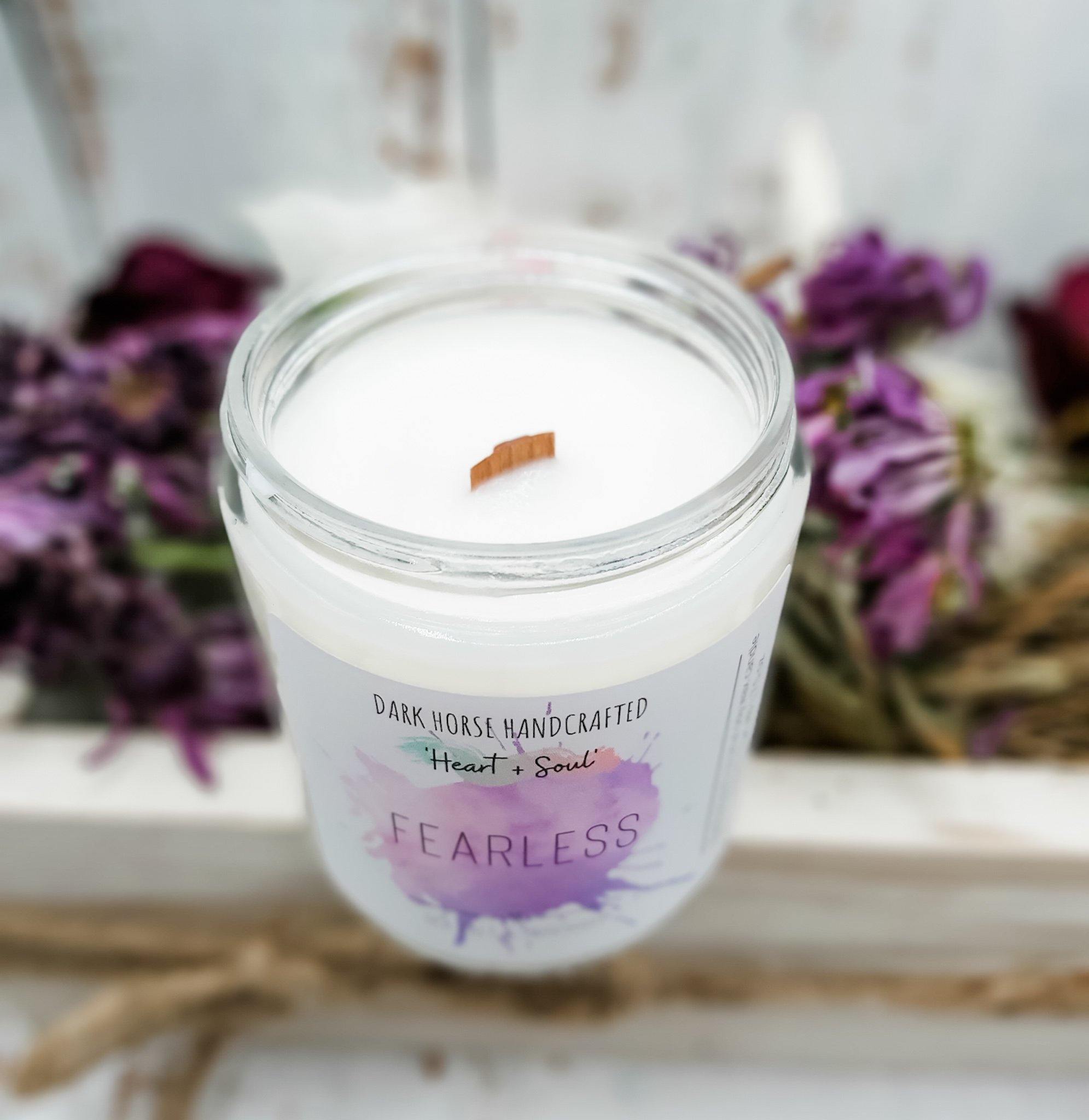 image for FEARLESS - Sea Salt & Rosemary Scented Soy Candle