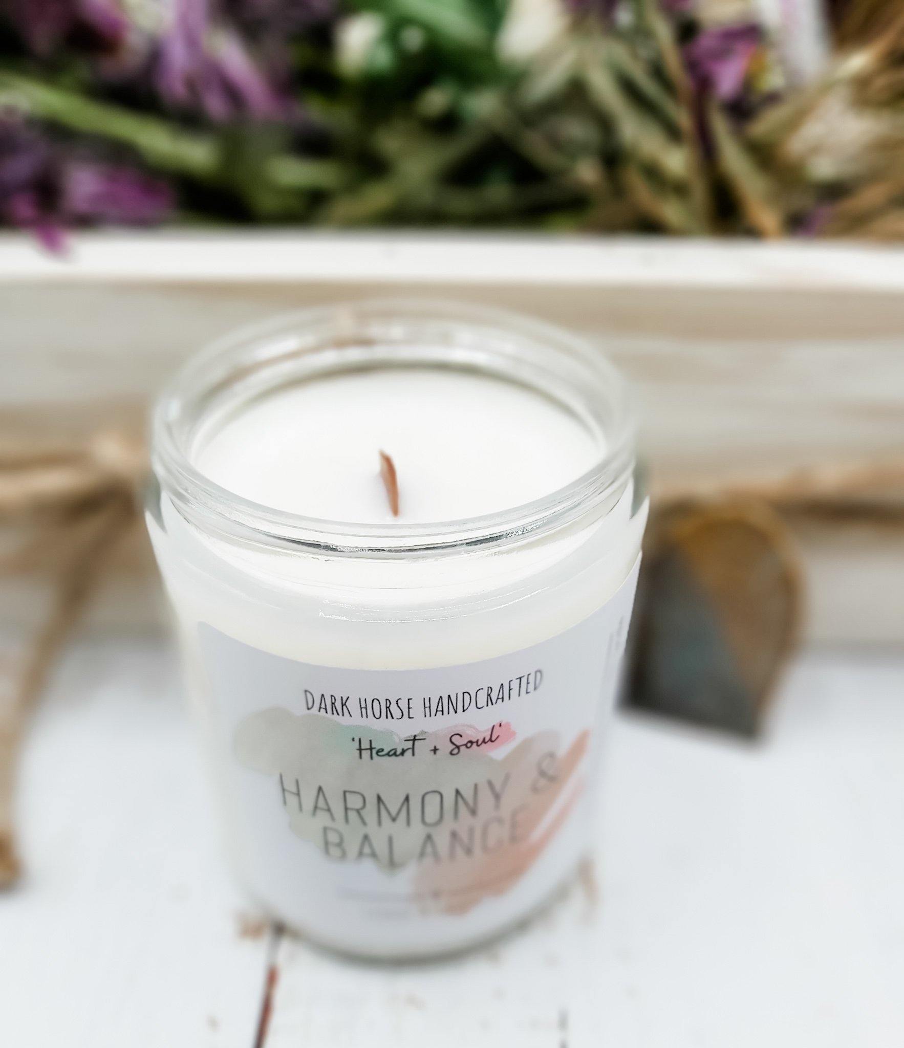 image for HARMONY & BALANCE - Lemon Lavender Scented Soy Candle