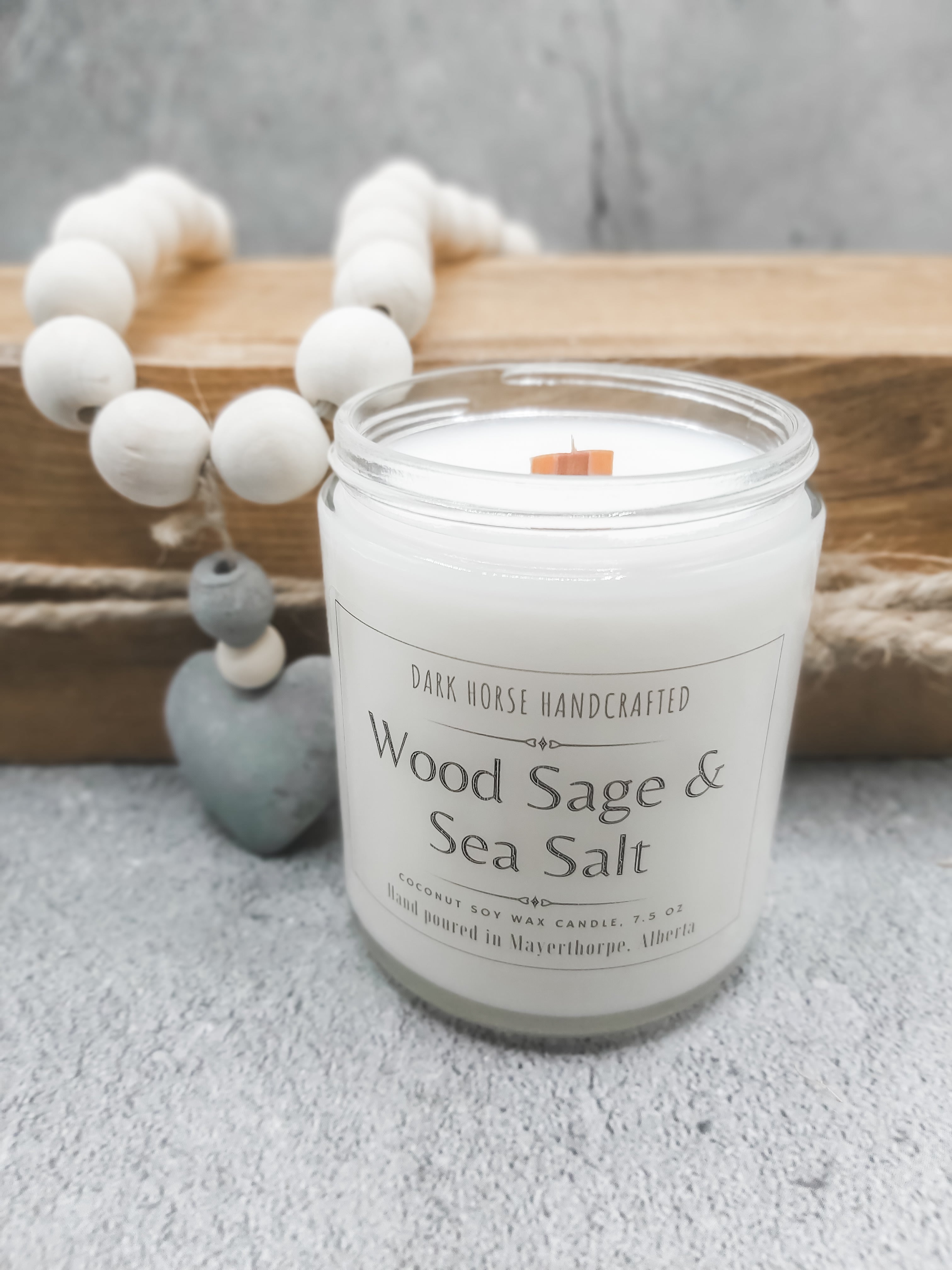 image for Wood Sage & Sea Salt - Scented Soy Candle