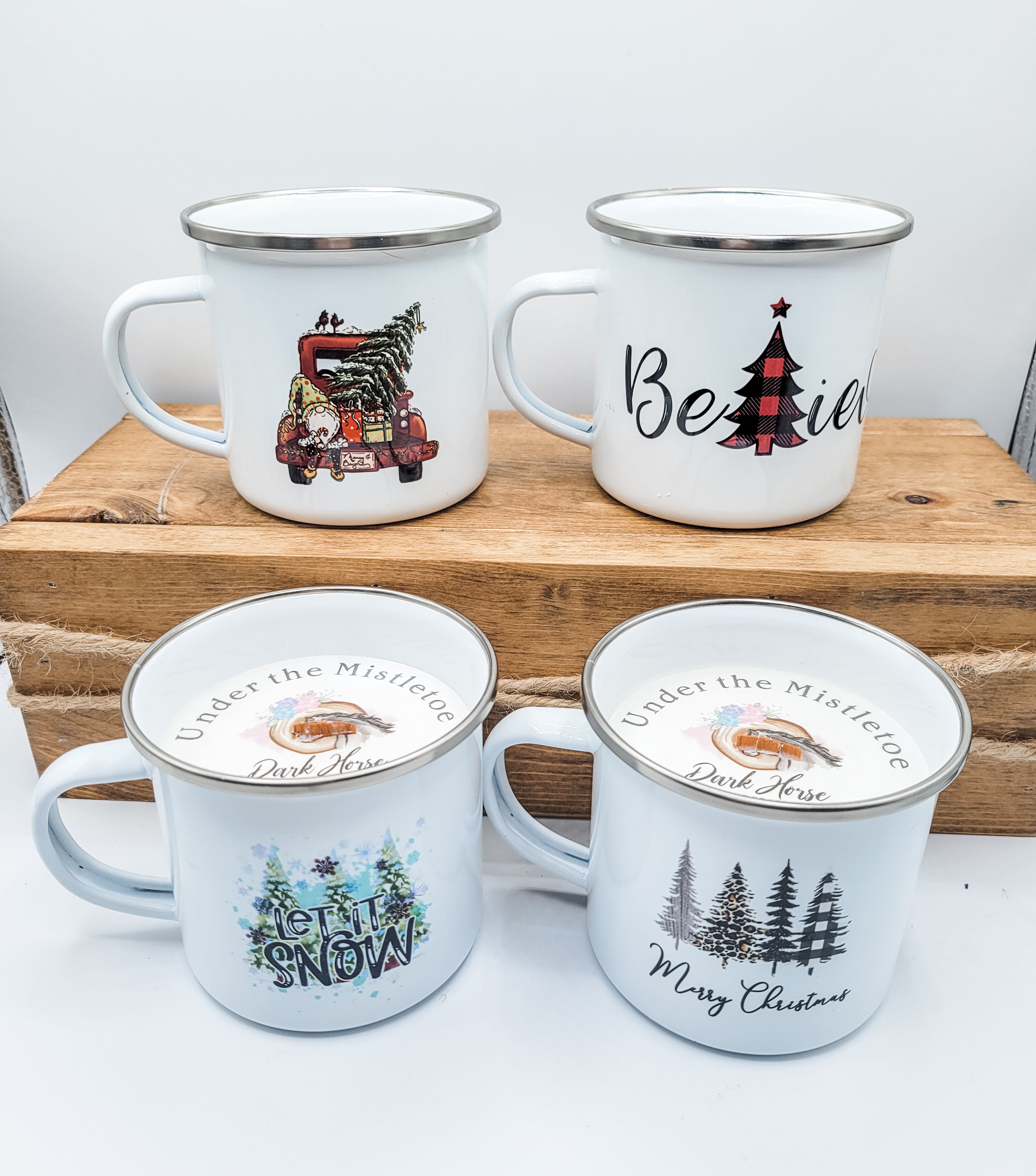 image for Camping Mug Candle - Christmas Edition