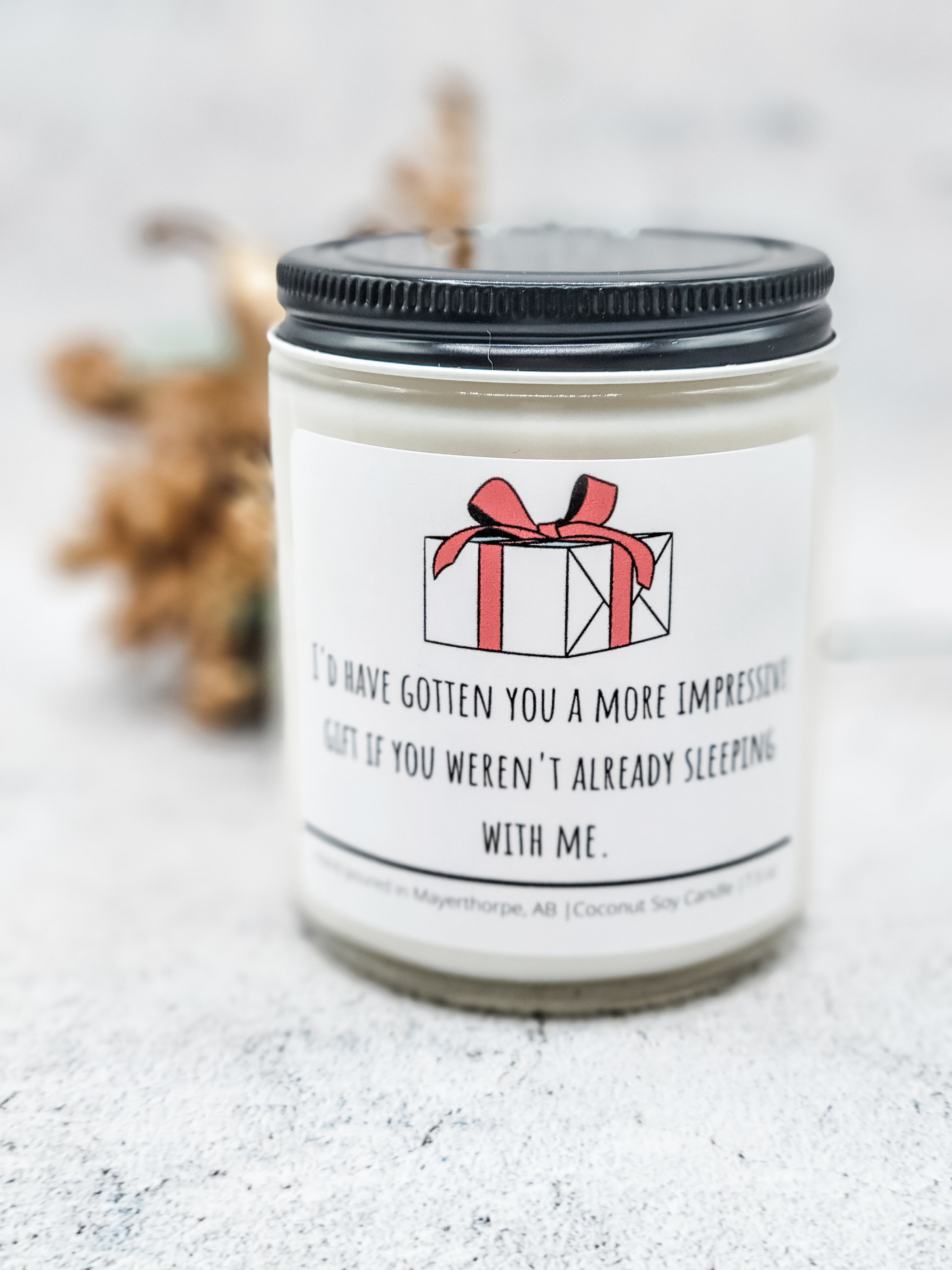 image for I'd have gotten you a more impressive gift... - Christmas Candle